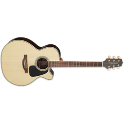 Takamine GN51CE BSB NEX with cutaway, solid spruce top, black walnut back and sides, brown sunburst finish, gold hardware and TP-4TD electronics